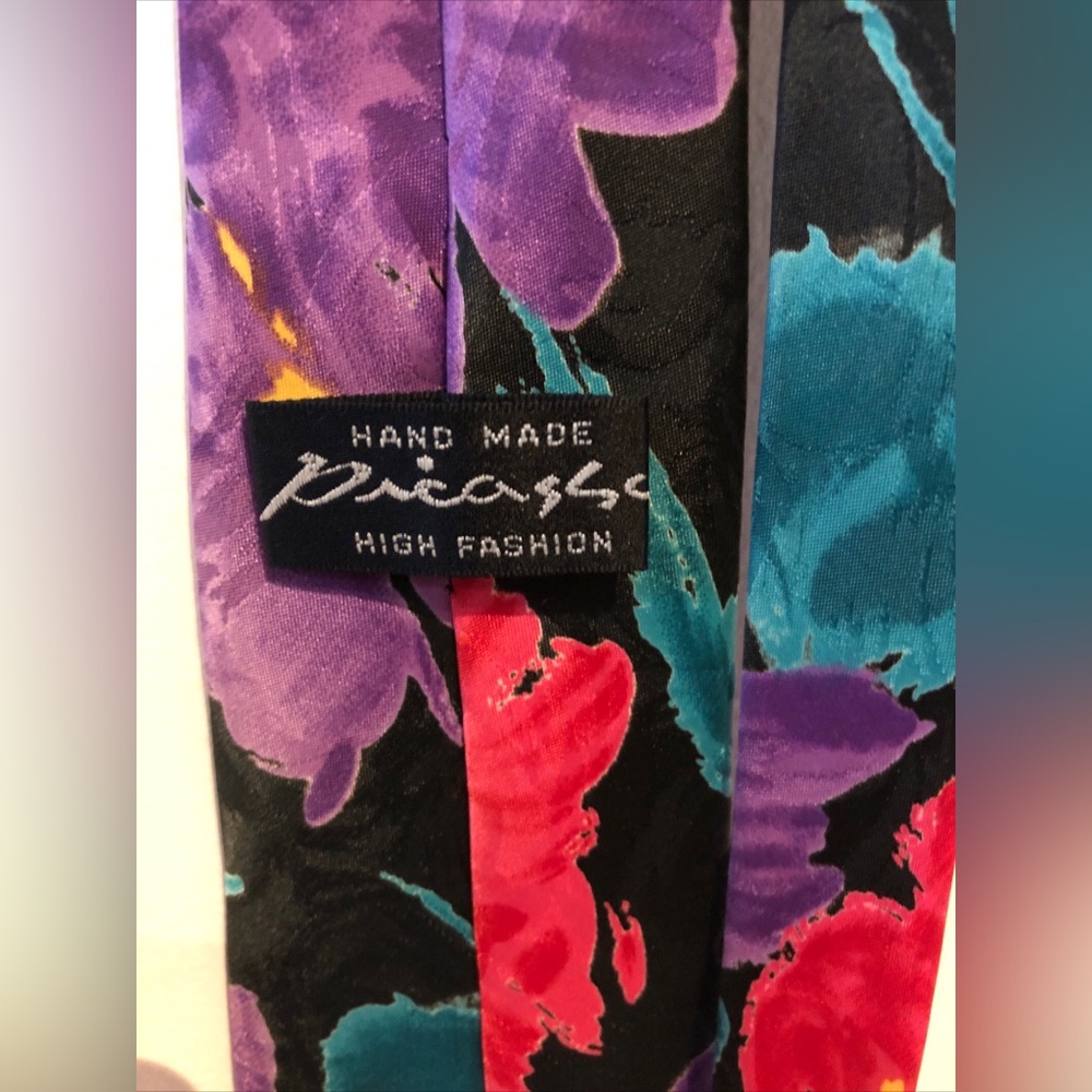 Hand Made Picasso High Fashion Neck Tie Colourful